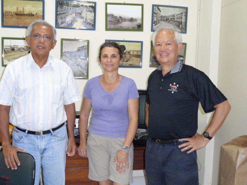 Cristovam Sena, Sílvia Neumann e Darryl Low Choy
